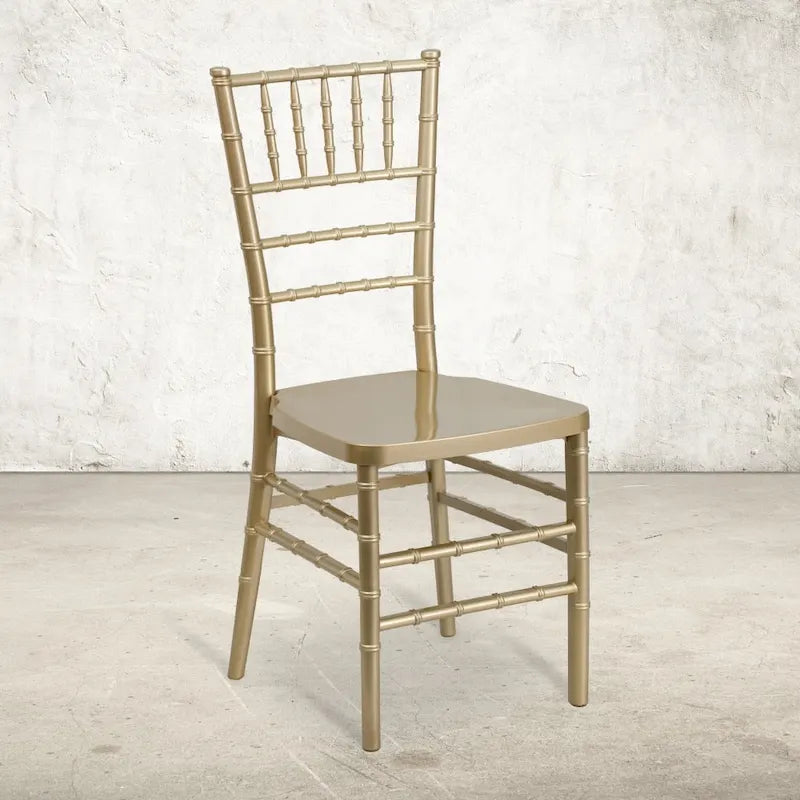 Chaise empilable en résine pour mariages et événements