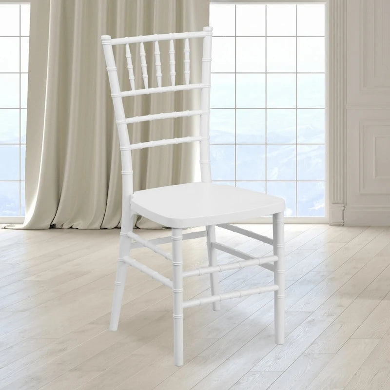 Chaise empilable en résine pour mariages et événements