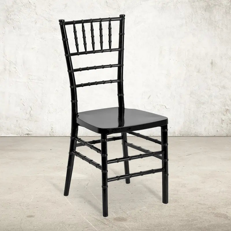 Chaise empilable en résine pour mariages et événements